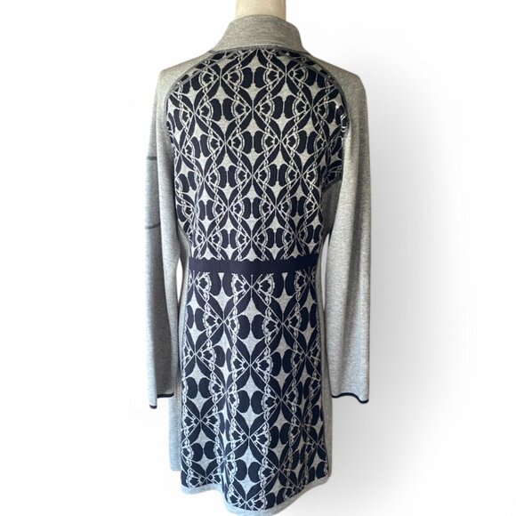 Title Nine Super Power Merino Wool Sweater Dress Mock Neck Long Sleeve XL gray - Picture 3 of 13